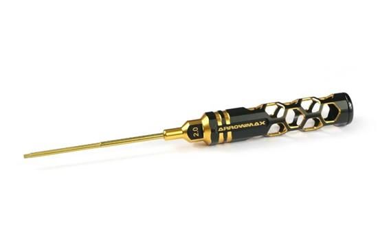 ARROWMAX Allen Wrench 2.0 X 100mm Black Golden / AM410121-BG