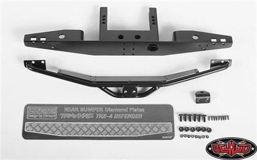 RC4WD Rook Metal Rear Bumper for Traxxas TRX-4 / RC4VVVC0447