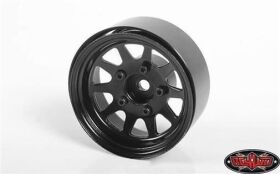RC4WD OEM Stamped Steel 1.55 Beadlock Wheels (Black) /...
