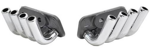 RPM Zoomies Seiten-Auslass-Auspuff-End-Rohre chrome / RPM70853