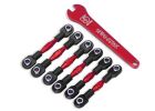 TRAXXAS Turnbuckles Alu rot CamberLinks 32mm v(2)/28mm h(2) Toe Link / TRX8341R