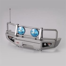 Killerbody Rammschutz mit LED Scheinwerfer Alu silber...