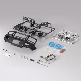 Killerbody Rammschutz mit LED Scheinwerfer Alu schwarz...