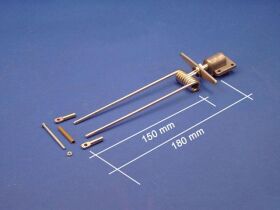 Extron Bugfahrwerk 2-strebig lenkbar / X3326