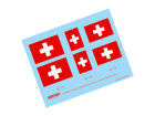 Extron Aufkleber Flaggen Satz Schweiz / X3429