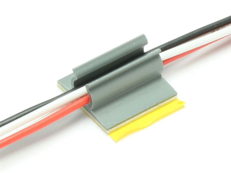 Mini Kabelhalter selbstklebend 4 mm 10 Stück