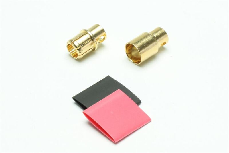 Extron Goldstecker 8.0mm mit Schrumpfschlauch (VE=2 Paar) / X6705