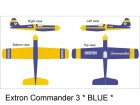Extron Commander 3 (blau) / 1550mm ARF Flugmodell  / X8981