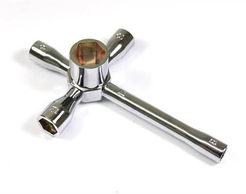 ABSiMA Kreuzschlüssel / Glühkerzenschlüssel 8/9/10/12/17mm / 3000050