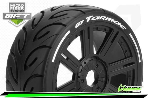 LOUISE 1/8 GT-TARMAC supersoft Speichen-Felge schwarz / T3285VB