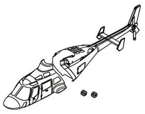 Krick SCORPIO 2&14 Rumpf gelb / 18189