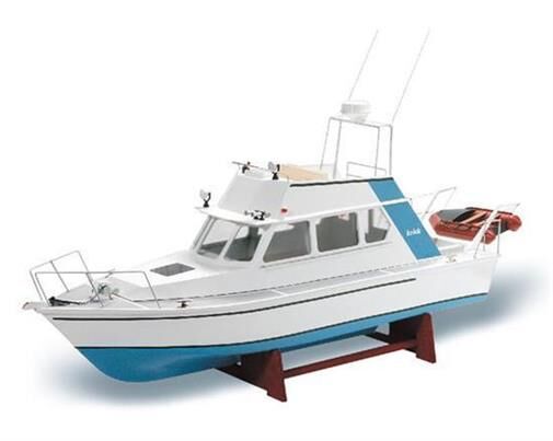 Modellschiff Sportboot Schiffsmodell Yacht Schiff Boot Italien 36cm kein Bausatz 