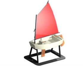 Krick Optimist Segeljolle 1:10 Bausatz / 21200