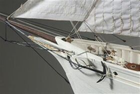 Krick DUSEK Standmodell La Belle Poule Segelschulschiff Baukasten / 21222