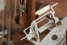 Krick DUSEK Standmodell La Belle Poule Segelschulschiff Baukasten / 21222