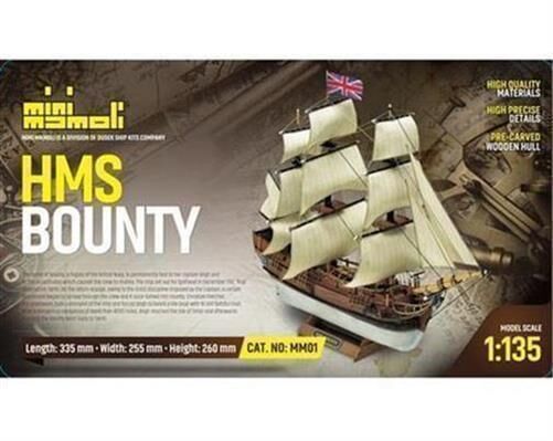 Krick MINI MAMOLI HMS Bounty Bausatz 1:135 Mini Mamoli / 21801