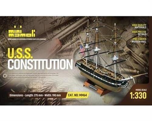 Krick MINI MAMOLI USS Constitution Bausatz 1:330 Mini Mamoli / 21864