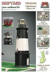 Krick SHIPYARD Leuchtturm Ulkokalla Laser Kartonbausatz /...