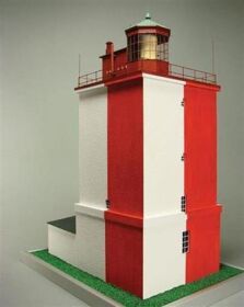 Krick SHIPYARD Leuchtturm Utö Laser Kartonbausatz / 24663