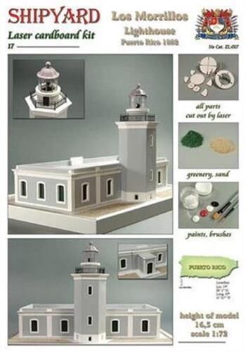 Krick SHIPYARD Leuchtturm Los Morillos Laser Kartonbausatz / 24667