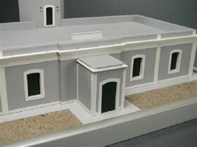 Krick SHIPYARD Leuchtturm Los Morillos Laser Kartonbausatz / 24667