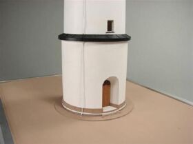 Krick SHIPYARD Leuchtturm Sälskär Laser Kartonbausatz / 24668