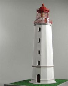 Krick SHIPYARD Leuchtturm Dornbusch Laser Kartonbausatz / 24670