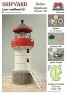 Krick SHIPYARD Leuchtturm Gellen Laser Kartonbausatz / 24671