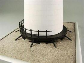 Krick SHIPYARD Leuchtturm Cape Bowling Green Laser Kartonbausatz / 24672