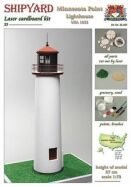 Krick SHIPYARD Leuchtturm Minnesota Point Laser Kartonbausatz / 24673