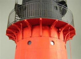 Krick SHIPYARD Leuchtturm Westerheversand Laser Kartonbausatz / 24674