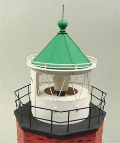 Krick SHIPYARD Leuchtturm Rotes Kliff Laser Kartonbausatz / 24675