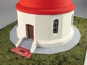 Krick SHIPYARD Leuchtturm Pellworm Laser Kartonbausatz / 24676