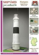 Krick SHIPYARD Leuchtturm Kampen Laser Kartonbausatz / 24682