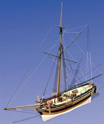 Krick CALDERCRAFT Standmodell Bausatz Chatham HM Yacht Baukasten / 29011