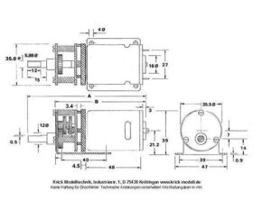 Krick MAX Gear Getriebemotor 6:1 / 42276