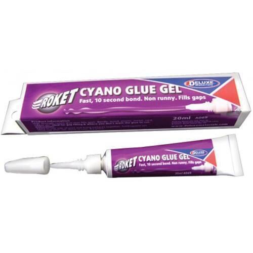 Krick DELUXE MATERIALS Roket Cyano Klebstoff gelförmig 20 ml Tube DELUXE / 44059