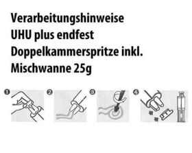 UHU plus endfest Doppelkammerspritze 25g / 45585