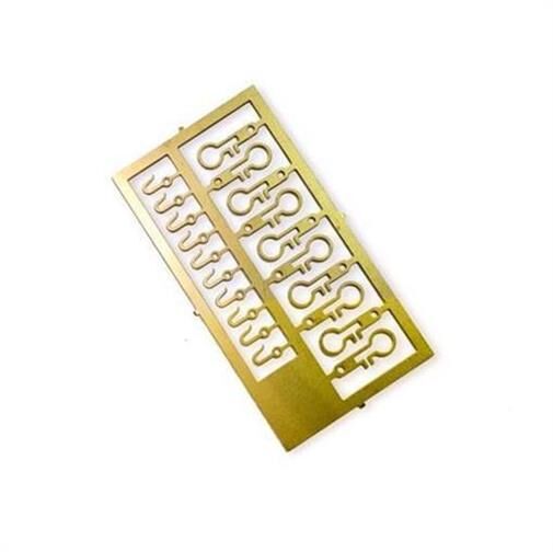 Krick Püttings 3 mm mit Haken geätzt (VE10) / 61530