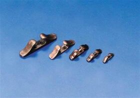 Krick Lippe brüniert Metall 12mm (10Stk) / 61673