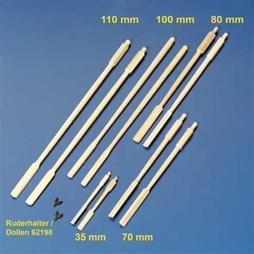 Krick Ruderriemen Holz 110mm (VE10) / 62184