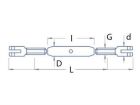 Krick Wantenspanner M3x20mm (2Stk) / 63153