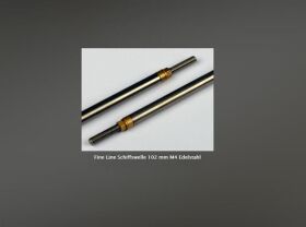 Krick Fine Line Schiffswelle 102 mm M4 Edelstahl / 65230