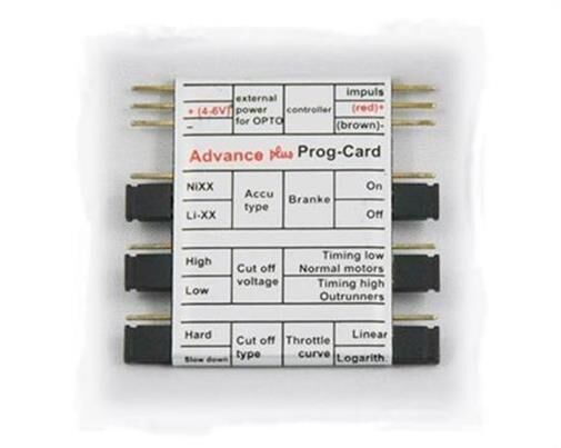 Krick Programmierkarte für ESC 67043 Brushless Fahrtregler 60A / 67044