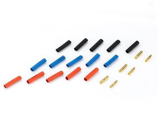 Krick Goldkontakt Steckverbindung 2 mm (je 3x Stecker+Buchse) / 67462