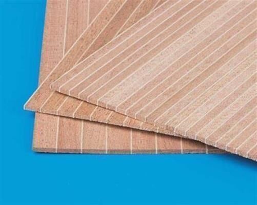 Krick Bootsdeck Mahagoni/hell 5/0,5mm / 81855