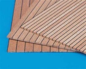 Krick Bootsdeck Mahagoni/schwarz 5/0,5mm / 81865