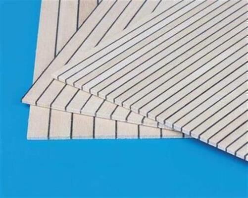 Krick Bootsdeck Birke/schwarz 7/0,5mm / 81877