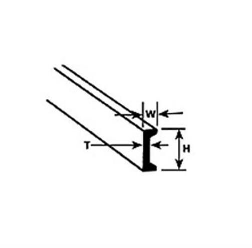 Krick PLASTRUCT CFS-5 U-Profil 4x1,4x375mm (6) / 190534