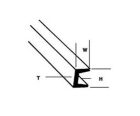 Krick PLASTRUCT UFS-2 U-Profil tief 1,6x1,1x250mm (10) / 190581